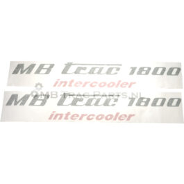 Transferset MB Trac 1800, olijfgroen